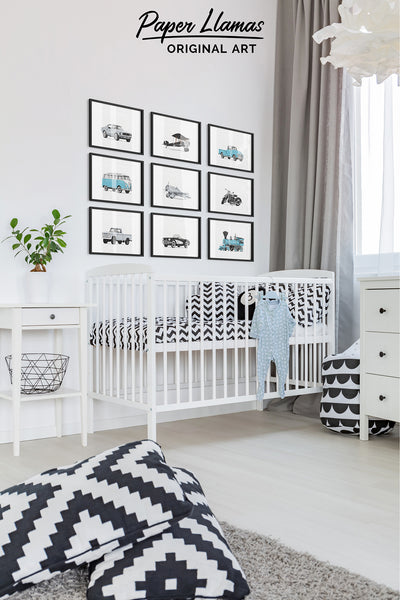 White Top Truck Printable  - baby nursery art from Paper Llamas