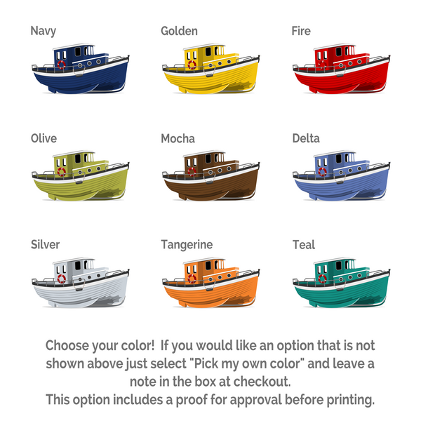 Boat  - baby nursery art from Paper Llamas