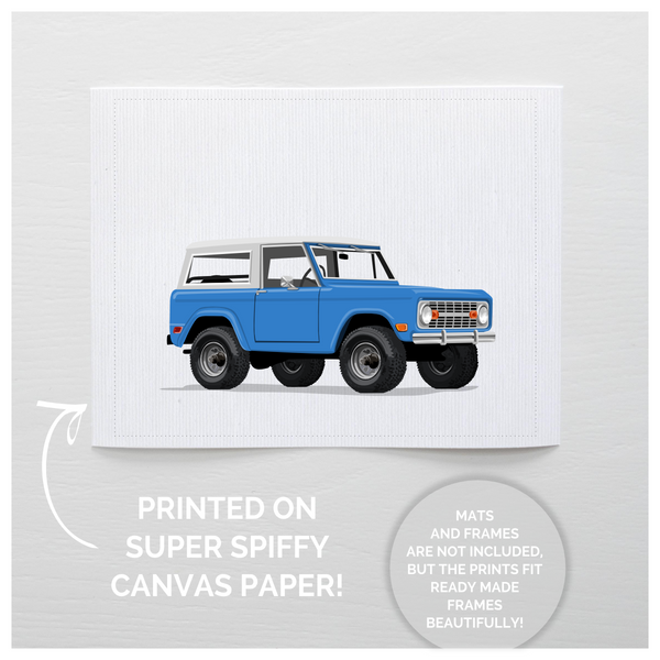 Bronco  - baby nursery art from Paper Llamas
