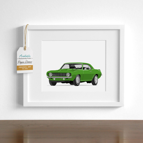 Camaro Printable  - baby nursery art from Paper Llamas