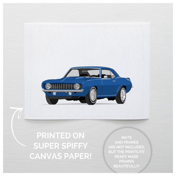 Camaro  - baby nursery art from Paper Llamas