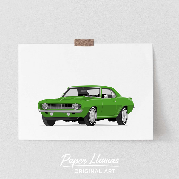 Camaro Printable  - baby nursery art from Paper Llamas