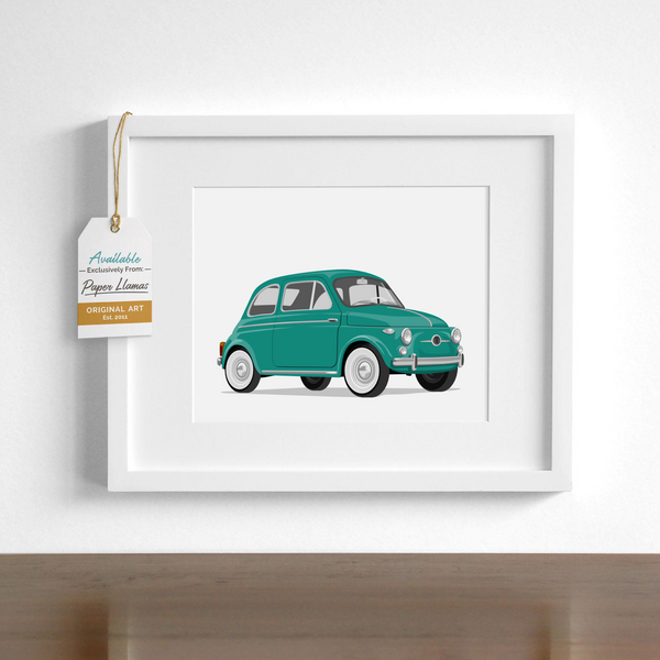 Fiat Printable  - baby nursery art from Paper Llamas