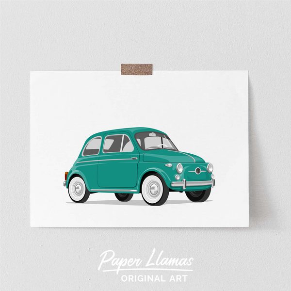 Fiat Printable  - baby nursery art from Paper Llamas