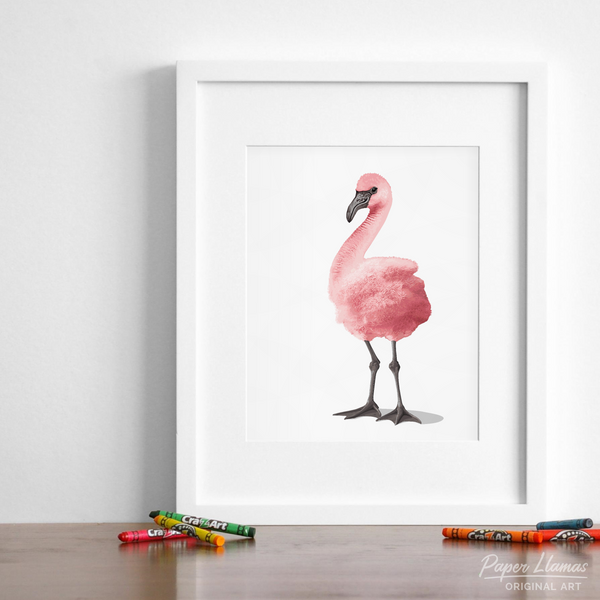 Baby Flaming Printable  - baby nursery art from Paper Llamas