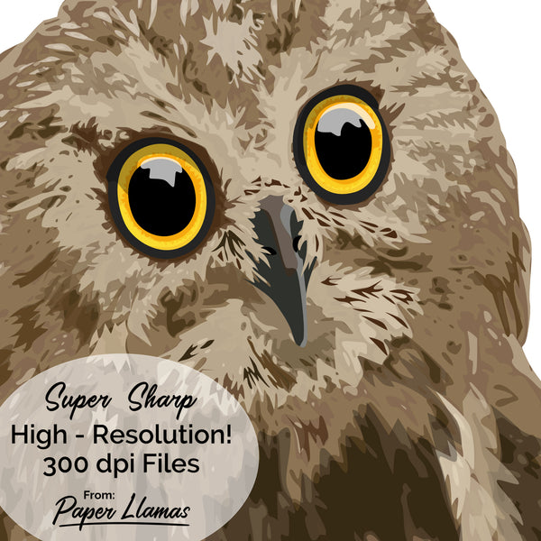 Baby Owl Printable  - baby nursery art from Paper Llamas