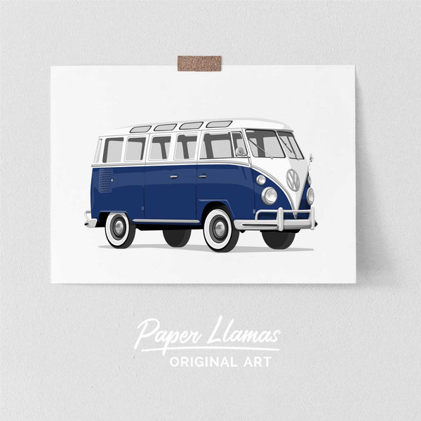VW Bus Printable  - baby nursery art from Paper Llamas