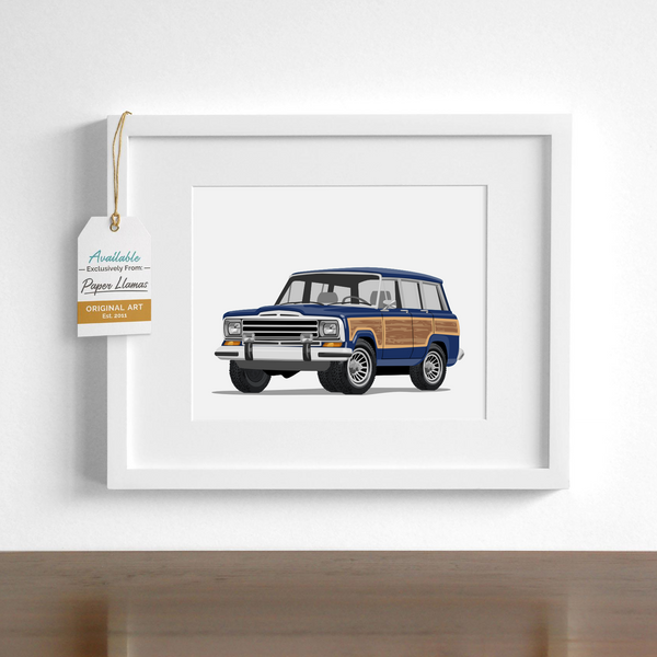 Wagoneer Printable  - baby nursery art from Paper Llamas