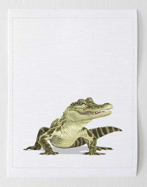 Baby Crocodile  - baby nursery art from Paper Llamas