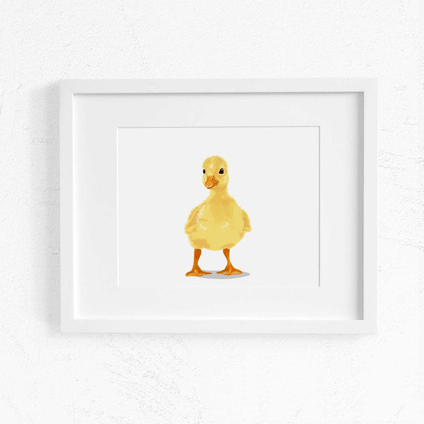 Baby Duck  - baby nursery art from Paper Llamas