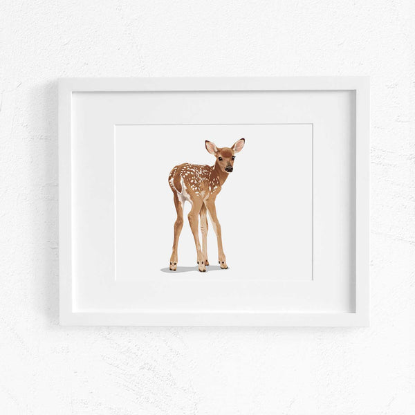 Baby Deer  - baby nursery art from Paper Llamas