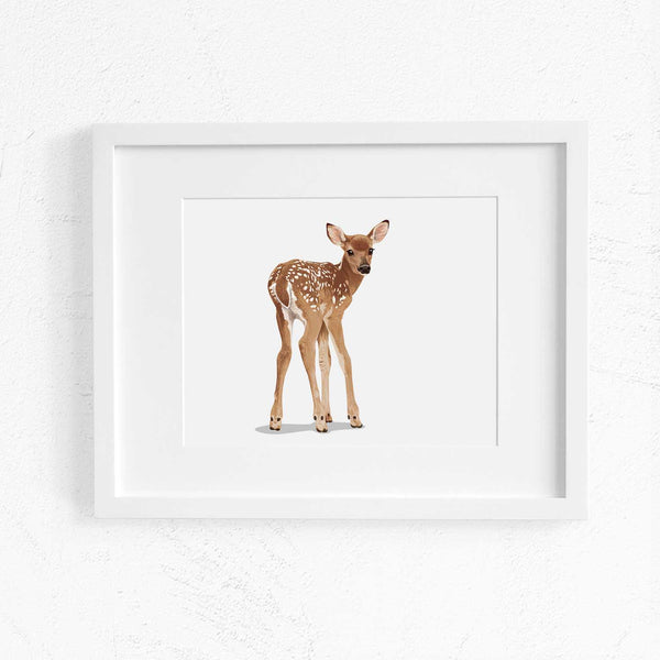 Baby Deer  - baby nursery art from Paper Llamas