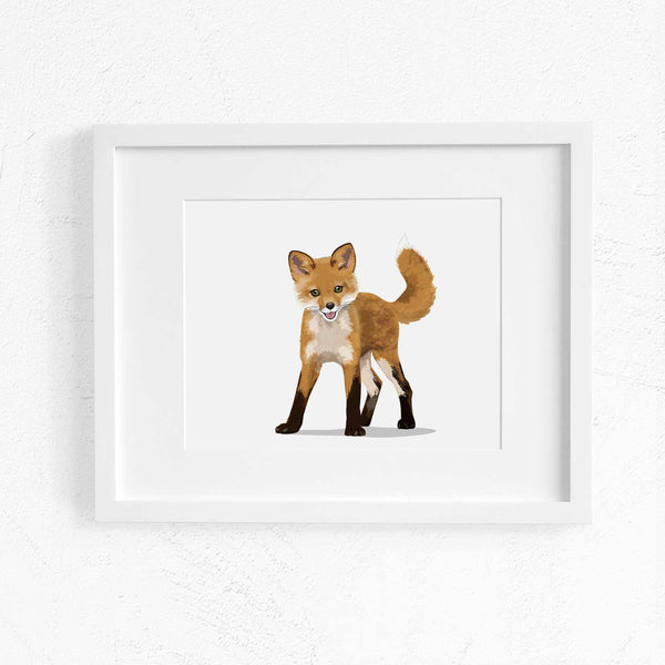 Baby Fox  - baby nursery art from Paper Llamas