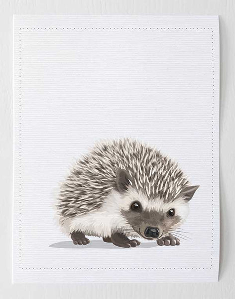 Baby HedgeHog  - baby nursery art from Paper Llamas