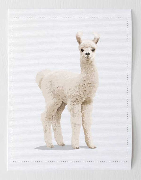Baby Llama  - baby nursery art from Paper Llamas