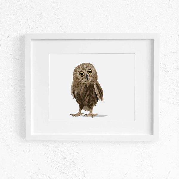 Baby Owl  - baby nursery art from Paper Llamas