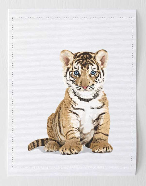 Baby Tiger  - baby nursery art from Paper Llamas