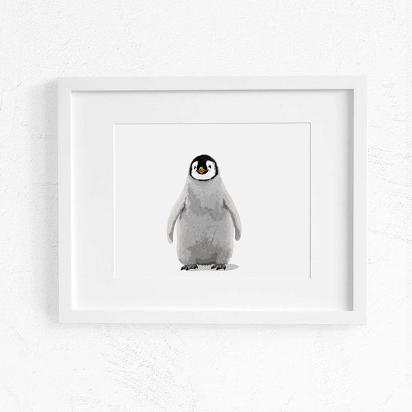 Baby Penguin Printable  - baby nursery art from Paper Llamas