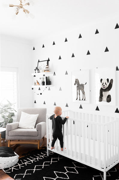 Baby Zebra  - baby nursery art from Paper Llamas