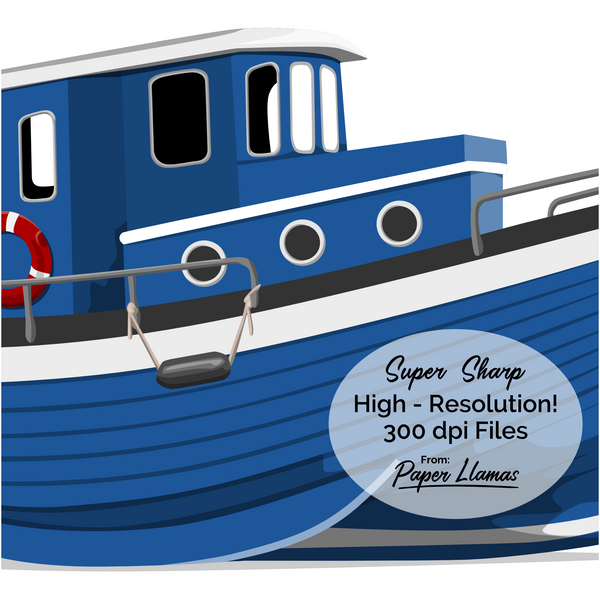 Boat Printable  - baby nursery art from Paper Llamas