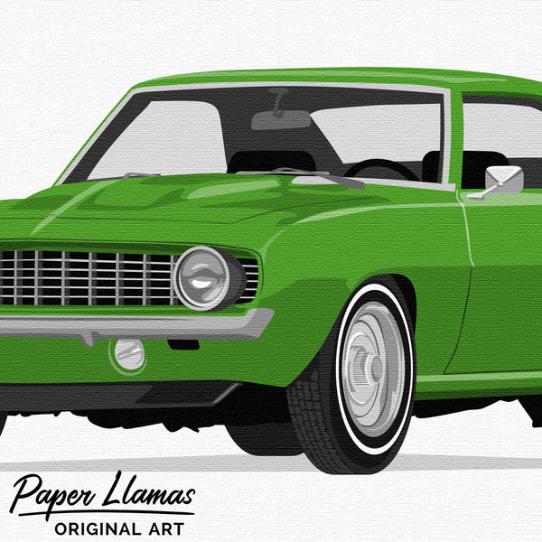Camaro  - baby nursery art from Paper Llamas
