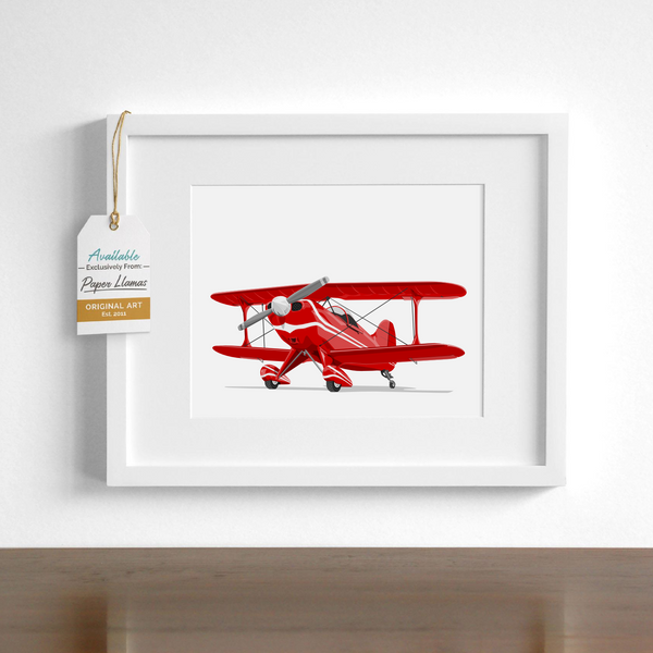 Cessna  - baby nursery art from Paper Llamas