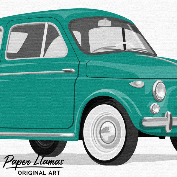Fiat  - baby nursery art from Paper Llamas