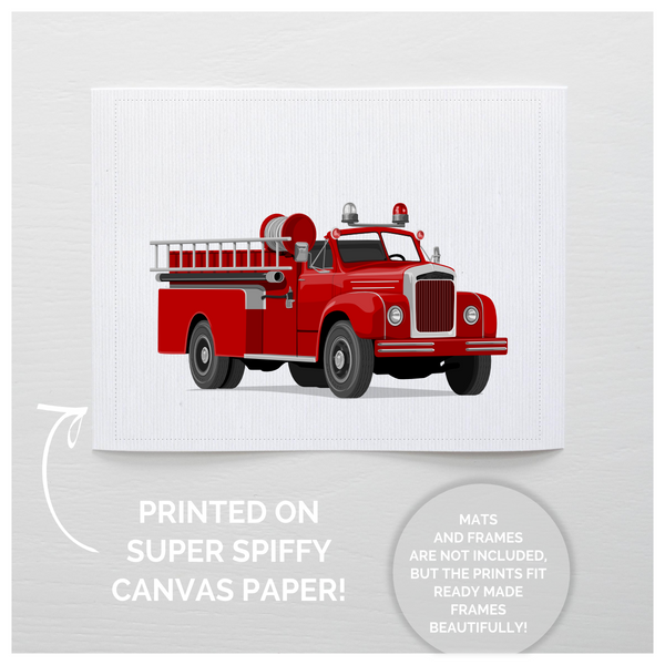 Fire Hydrant  - baby nursery art from Paper Llamas
