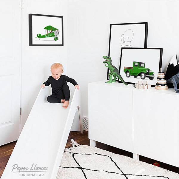 Sopwith Pup  - baby nursery art from Paper Llamas