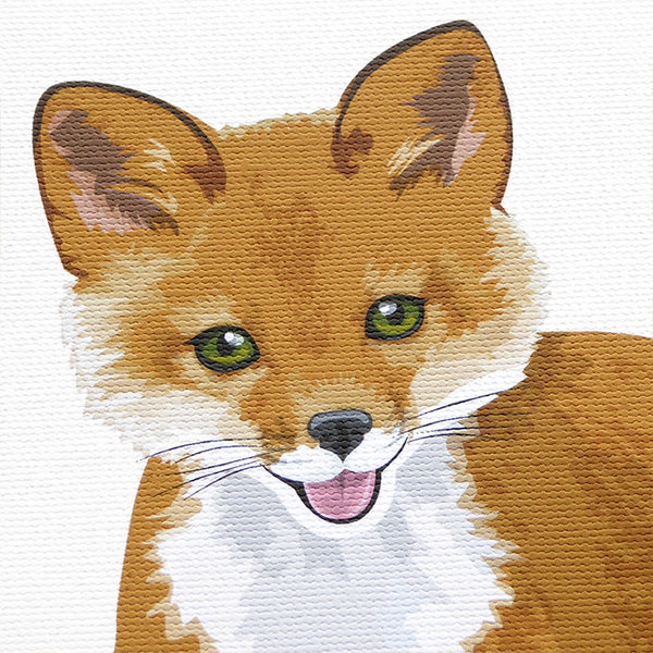 Baby Fox  - baby nursery art from Paper Llamas
