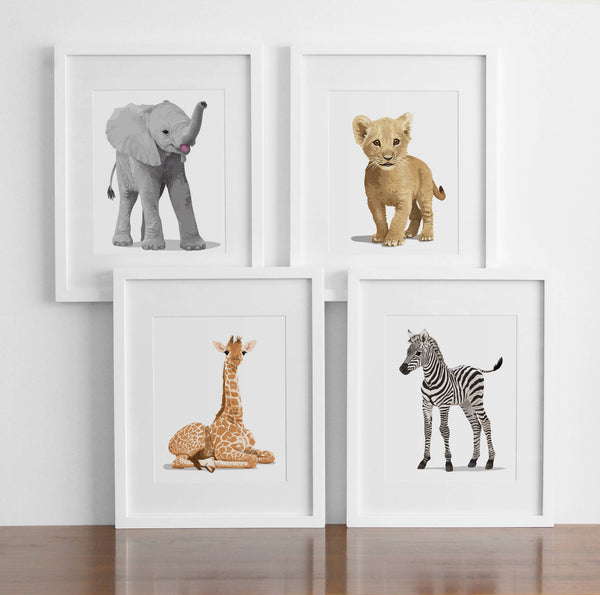Baby Lion  - baby nursery art from Paper Llamas