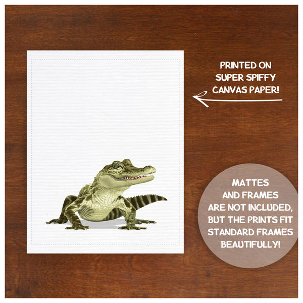 Baby Crocodile  - baby nursery art from Paper Llamas