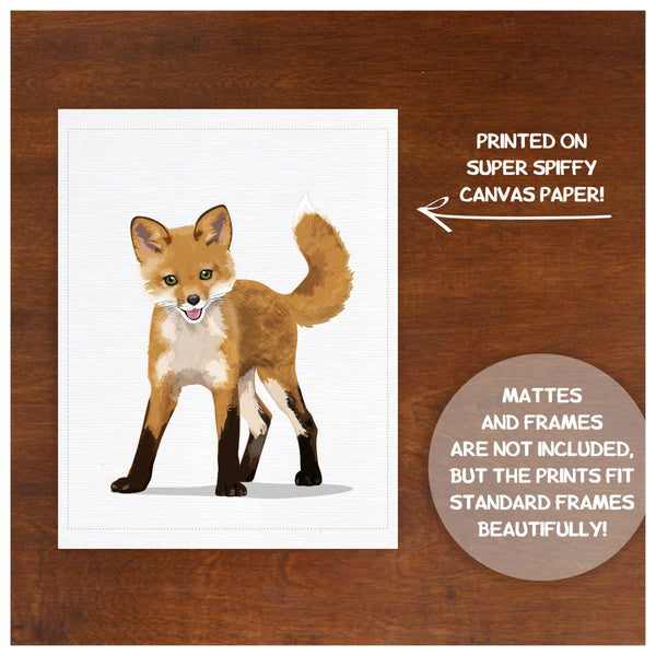Baby Fox  - baby nursery art from Paper Llamas
