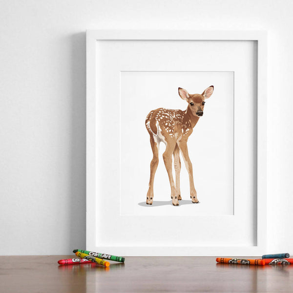 Baby Deer  - baby nursery art from Paper Llamas