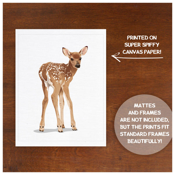 Baby Deer  - baby nursery art from Paper Llamas