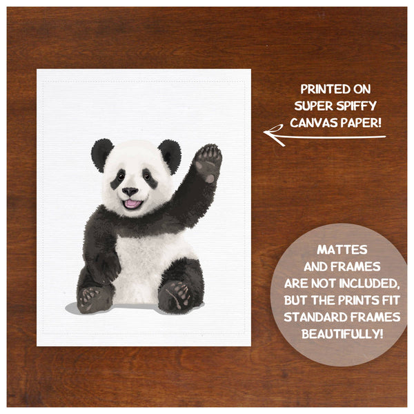 Baby Panda  - baby nursery art from Paper Llamas