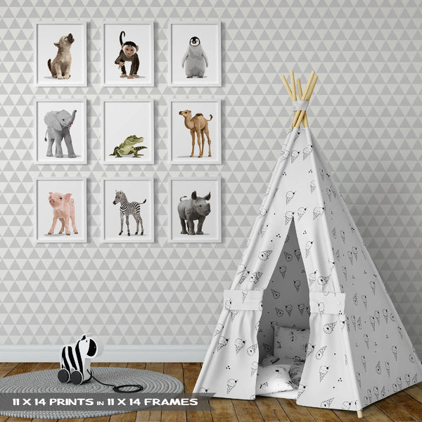 Baby Pig  - baby nursery art from Paper Llamas