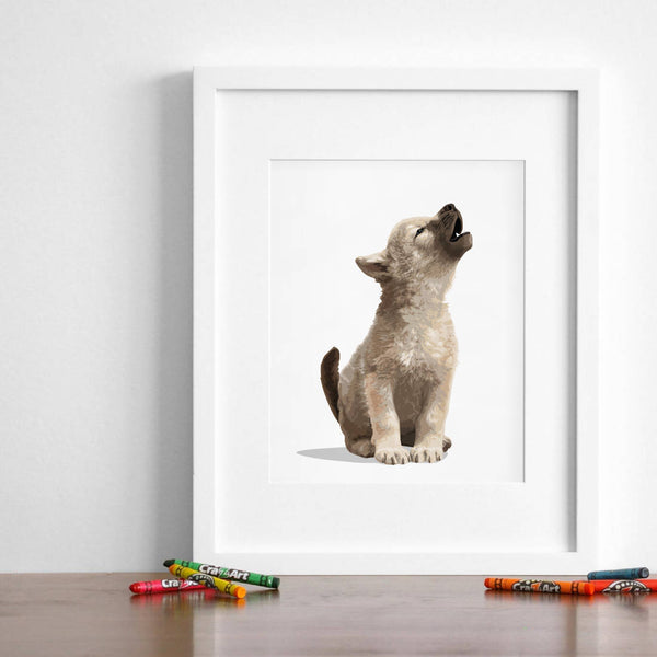 Baby Tiger  - baby nursery art from Paper Llamas