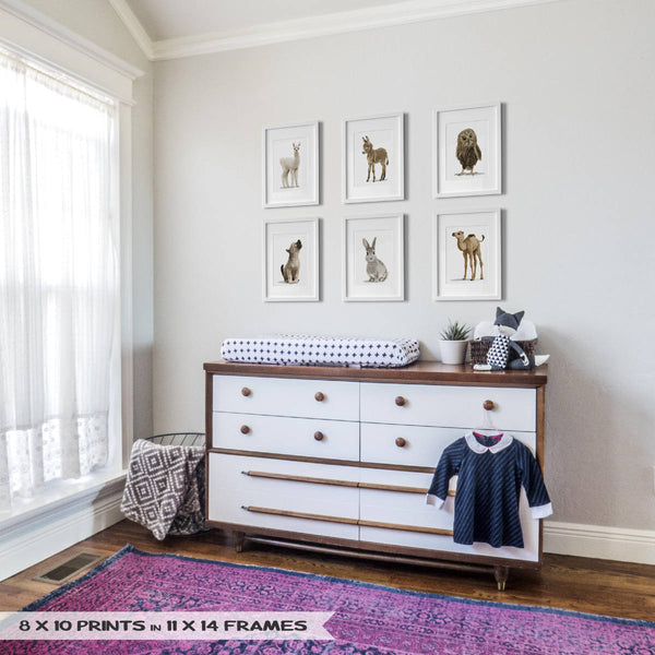 Baby Wolf  - baby nursery art from Paper Llamas