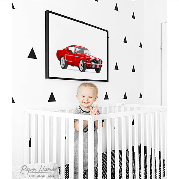 Mustang  - baby nursery art from Paper Llamas