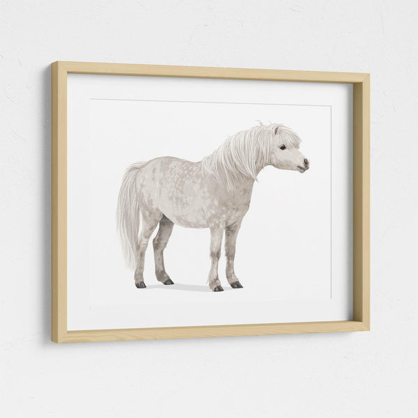 Pony  - baby nursery art from Paper Llamas