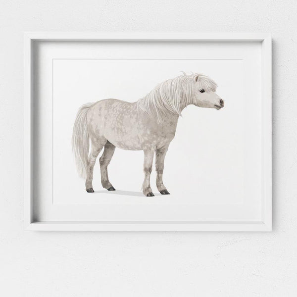 Pony  - baby nursery art from Paper Llamas