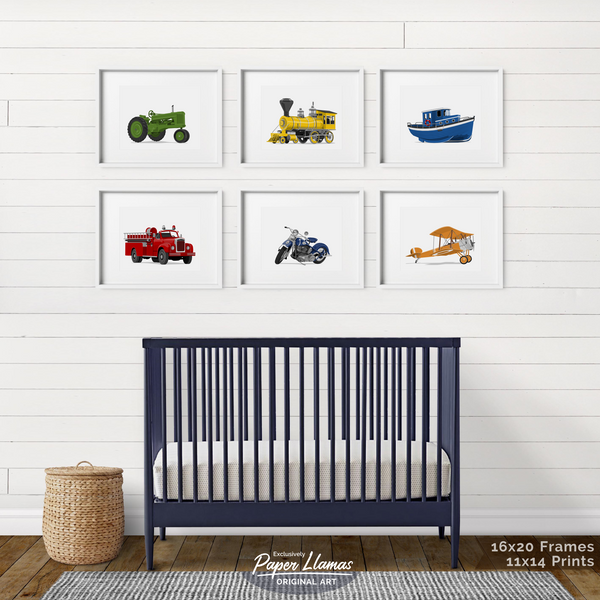 Boat  - baby nursery art from Paper Llamas