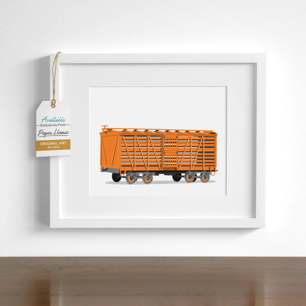 Stock Car  - baby nursery art from Paper Llamas