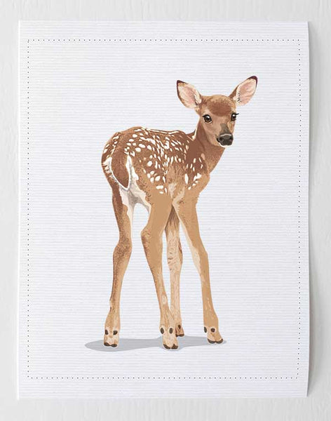 Baby Deer  - baby nursery art from Paper Llamas