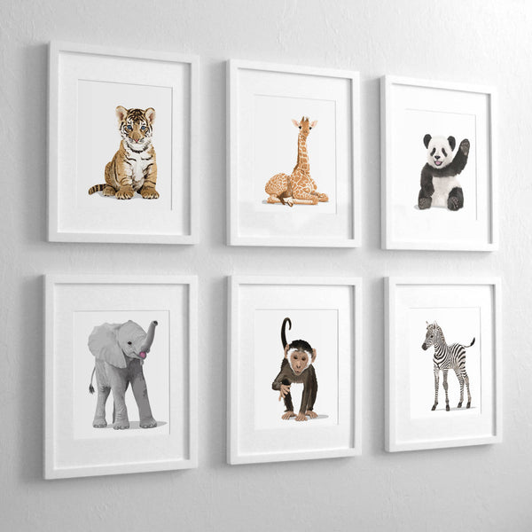 Baby Tiger  - baby nursery art from Paper Llamas