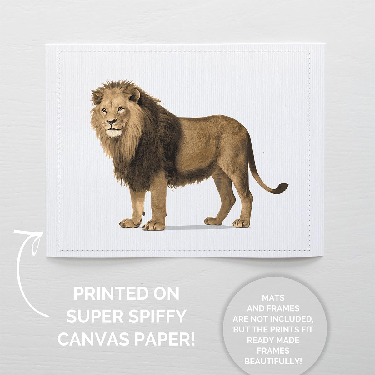 Lion art print, circus art explorer adventure safari nursery