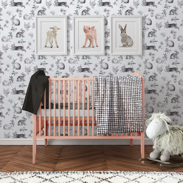 Baby Pig Printable  - baby nursery art from Paper Llamas